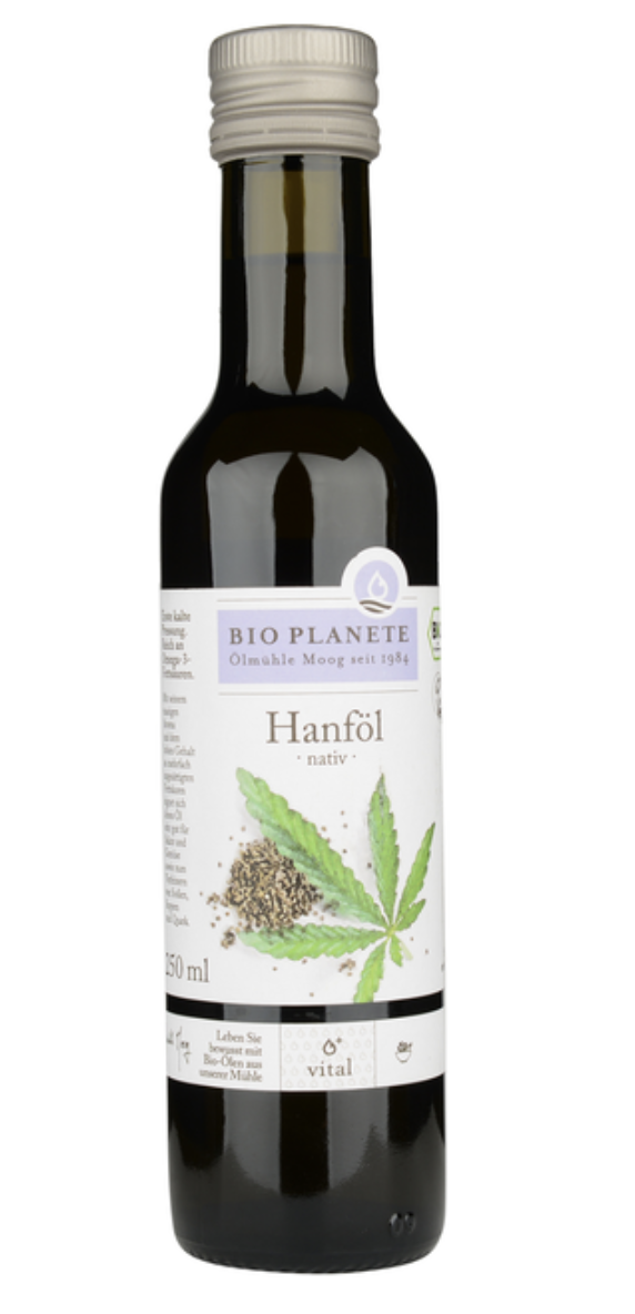 Олія конопляна Bio Planete неочищена органічна 250мл